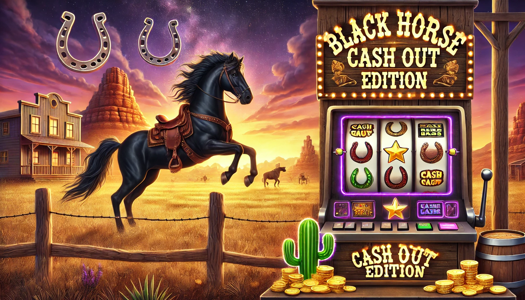 Black Horse Cash Out Edition Coins